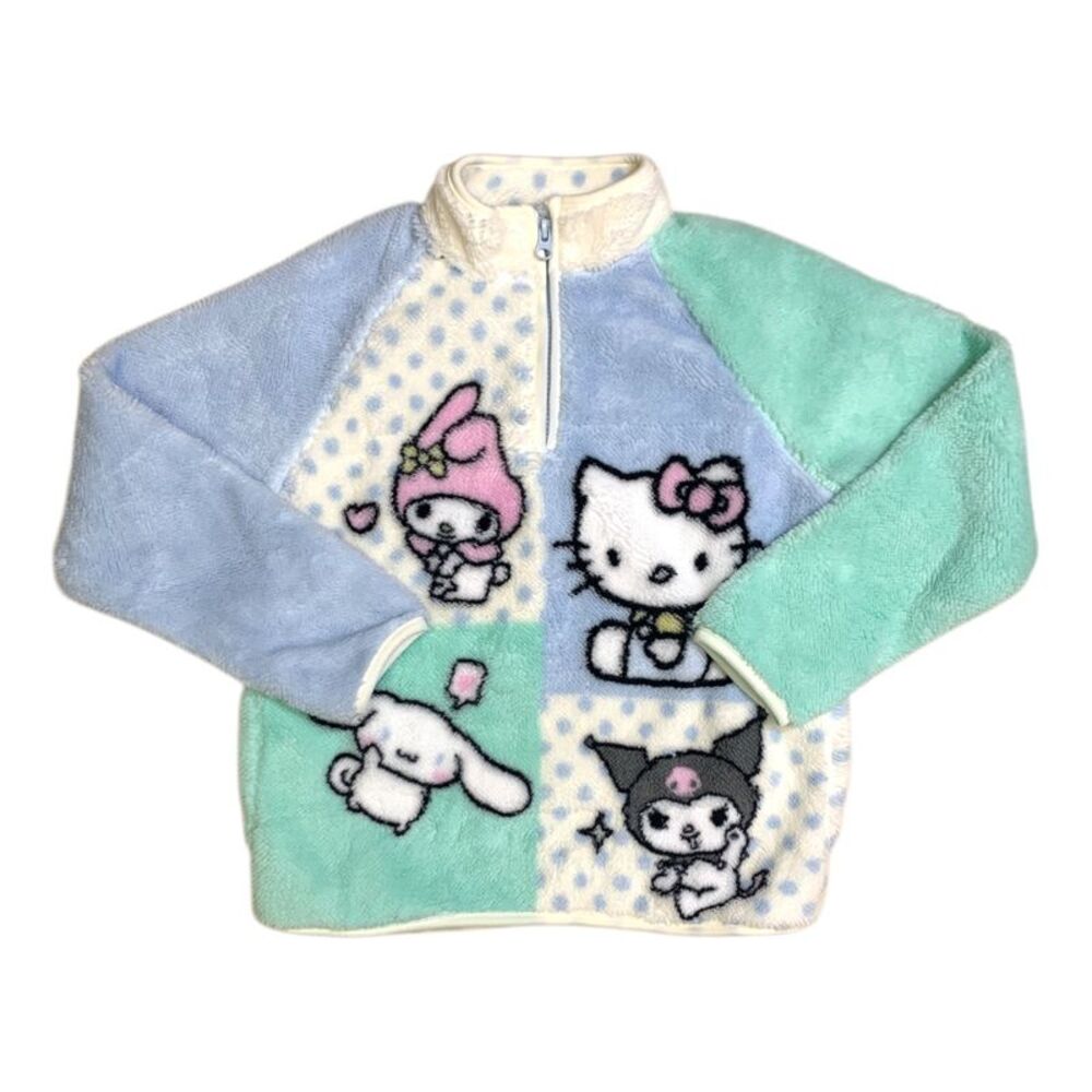 Hello Kitty - Isaac Morris Girl's Licensed Character Regular Fit Quarter Zip She
